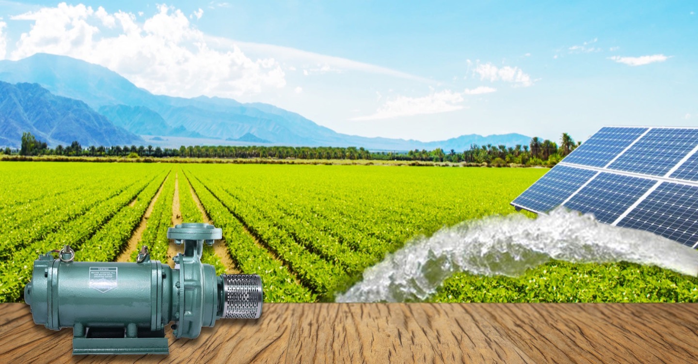 Open well submersible pump image from Swapna Electricals